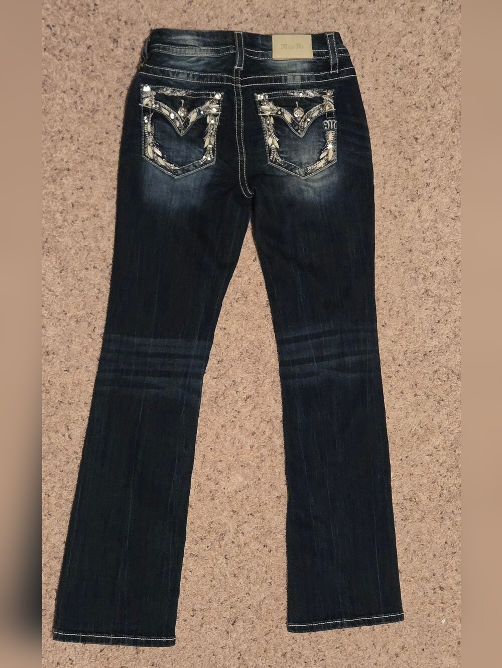 Miss Me Lowrise Bootcut Jeans Women's Size 27 NWOT